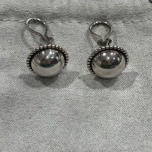Lagos Silver Framed Earrings